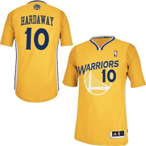 Maillot NBA Golden State Warriors #10 Tim Hardaway Or Adidas Authentic Alternate - Homme