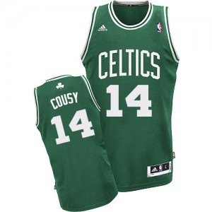Boston Celtics #14 Adidas Road Vert (No Blanc) Swingman Maillot d'équipe de NBA Braderie - Bob Cousy pour Homme