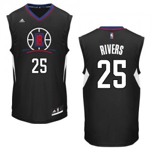 Maillot NBA Authentic Austin Rivers #25 Los Angeles Clippers Alternate Noir - Homme