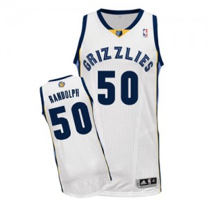 Memphis Grizzlies Zach Randolph #50 Home Authentic Maillot d'équipe de NBA - Blanc pour Homme