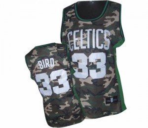 Maillot Swingman Boston Celtics NBA Stealth Collection Camo - #33 Larry Bird - Femme