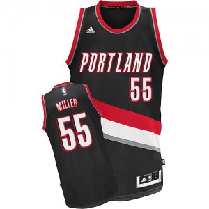 Portland Trail Blazers #55 Adidas Road Noir Swingman Maillot d'équipe de NBA pas cher en ligne - Mike Miller pour Homme