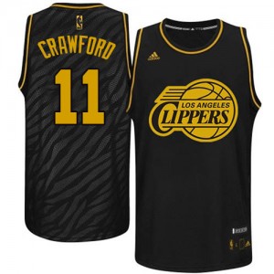 Maillot NBA Authentic Jamal Crawford #11 Los Angeles Clippers Precious Metals Fashion Noir - Homme
