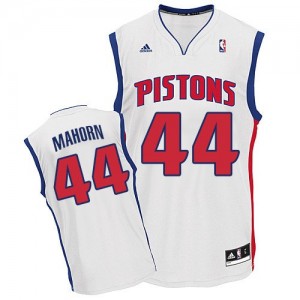 Maillot NBA Detroit Pistons #44 Rick Mahorn Blanc Adidas Swingman Home - Homme
