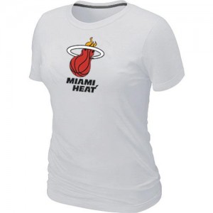 Tee-Shirt NBA Blanc Miami Heat Big & Tall Femme