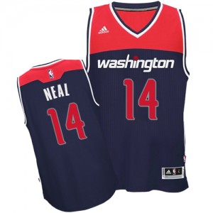 Maillot NBA Washington Wizards #14 Gary Neal Bleu marin Adidas Swingman Alternate - Homme