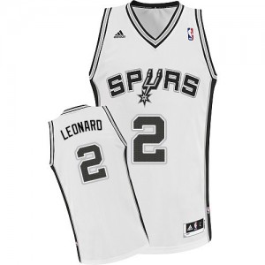 San Antonio Spurs Kawhi Leonard #2 Home Swingman Maillot d'équipe de NBA - Blanc pour Homme