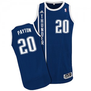 Maillot NBA Bleu marin Gary Payton #20 Oklahoma City Thunder Alternate Authentic Homme Adidas