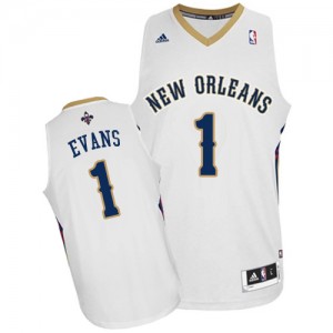 Maillot NBA Swingman Tyreke Evans #1 New Orleans Pelicans Home Blanc - Homme