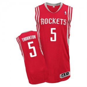 Maillot Authentic Houston Rockets NBA Road Rouge - #5 Marcus Thornton - Homme