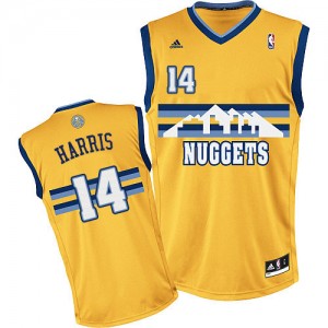 Denver Nuggets Gary Harris #14 Alternate Swingman Maillot d'équipe de NBA - Or pour Homme