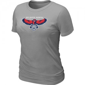 Tee-Shirt NBA Atlanta Hawks Big & Tall Gris - Femme