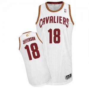 Cleveland Cavaliers Richard Jefferson #18 Home Authentic Maillot d'équipe de NBA - Blanc pour Homme