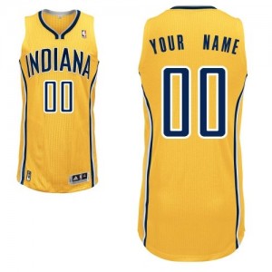 Maillot NBA Authentic Personnalisé Indiana Pacers Alternate Or - Femme