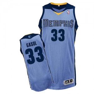 Maillot Authentic Memphis Grizzlies NBA Alternate Bleu clair - #33 Marc Gasol - Homme