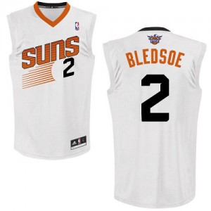 Phoenix Suns Eric Bledsoe #2 Home Authentic Maillot d'équipe de NBA - Blanc pour Homme