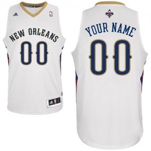 Maillot New Orleans Pelicans NBA Home Blanc - Personnalisé Swingman - Femme