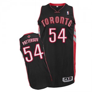 Maillot NBA Authentic Patrick Patterson #54 Toronto Raptors Alternate Noir - Homme