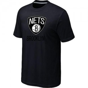Tee-Shirt Noir Big & Tall Brooklyn Nets - Homme