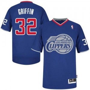 Maillot NBA Authentic Blake Griffin #32 Los Angeles Clippers 2013 Christmas Day Bleu royal - Homme