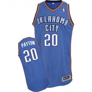 Oklahoma City Thunder #20 Adidas Road Bleu royal Authentic Maillot d'équipe de NBA Magasin d'usine - Gary Payton pour Homme