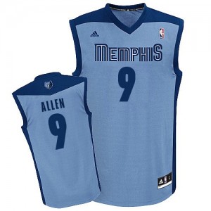 Memphis Grizzlies #9 Adidas Alternate Bleu clair Swingman Maillot d'équipe de NBA Remise - Tony Allen pour Homme