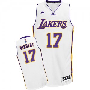 Los Angeles Lakers #17 Adidas Alternate Blanc Swingman Maillot d'équipe de NBA Expédition rapide - Roy Hibbert pour Homme