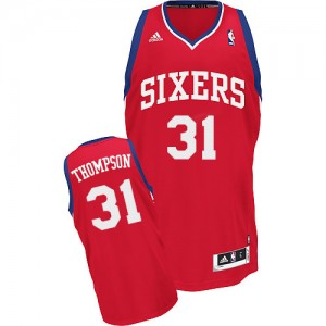 Philadelphia 76ers Hollis Thompson #31 Road Swingman Maillot d'équipe de NBA - Rouge pour Homme