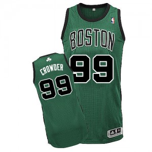 Boston Celtics #99 Adidas Alternate Vert (No. noir) Authentic Maillot d'équipe de NBA la vente - Jae Crowder pour Homme