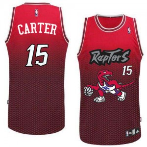Maillot NBA Rouge Vince Carter #15 Toronto Raptors Resonate Fashion Authentic Homme Adidas