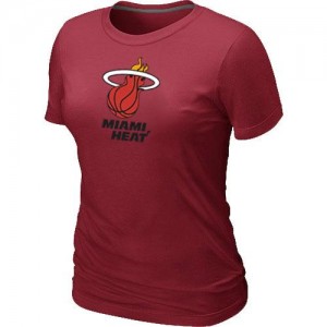 T-shirt principal de logo Miami Heat NBA Big & Tall Rouge - Femme