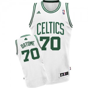 Maillot NBA Blanc Gigi Datome #70 Boston Celtics Home Swingman Homme Adidas