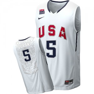 Maillot NBA Authentic Kevin Durant #5 Team USA 2010 World Bleu marin - Homme