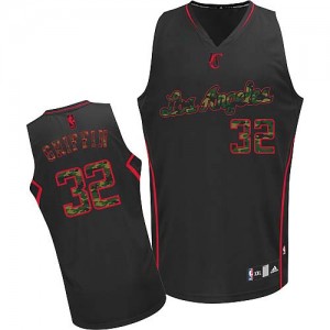 Los Angeles Clippers Blake Griffin #32 Fashion Authentic Maillot d'équipe de NBA - Camo noir pour Homme