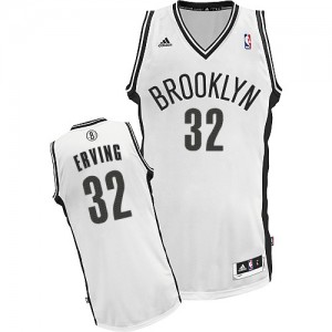 Brooklyn Nets Julius Erving #32 Home Swingman Maillot d'équipe de NBA - Blanc pour Homme