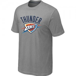 Oklahoma City Thunder Big & Tall Gris Tee-Shirt d'équipe de NBA pour pas cher - pour Homme