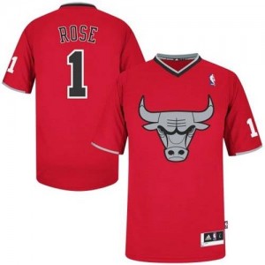 Maillot Authentic Chicago Bulls NBA 2013 Christmas Day Rouge - #1 Derrick Rose - Homme