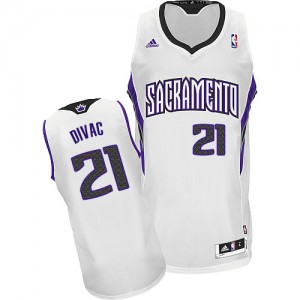 Maillot NBA Swingman Vlade Divac #21 Sacramento Kings Home Blanc - Homme