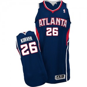 Maillot Authentic Atlanta Hawks NBA Road Bleu marin - #26 Kyle Korver - Homme