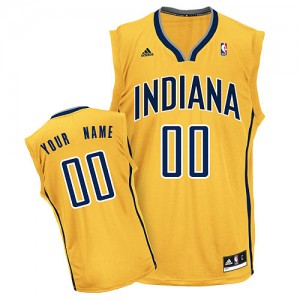Maillot NBA Swingman Personnalisé Indiana Pacers Alternate Or - Homme