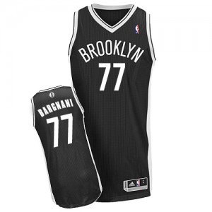 Maillot NBA Authentic Andrea Bargnani #77 Brooklyn Nets Road Noir - Homme