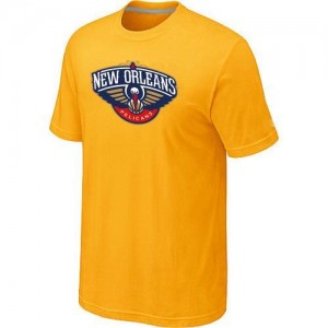 New Orleans Pelicans Big & Tall Tee-Shirt d'équipe de NBA - Jaune pour Homme