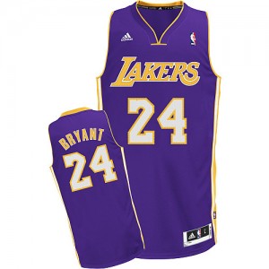 Maillot Swingman Los Angeles Lakers NBA Road Violet - #24 Kobe Bryant - Homme