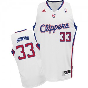 Maillot NBA Swingman Wesley Johnson #33 Los Angeles Clippers Home Blanc - Homme