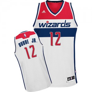 Washington Wizards Kelly Oubre Jr. #12 Home Swingman Maillot d'équipe de NBA - Blanc pour Homme