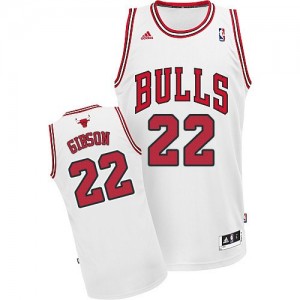 Maillot Adidas Blanc Home Swingman Chicago Bulls - Taj Gibson #22 - Homme