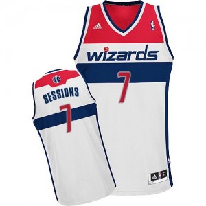 Maillot Swingman Washington Wizards NBA Home Blanc - #7 Ramon Sessions - Homme