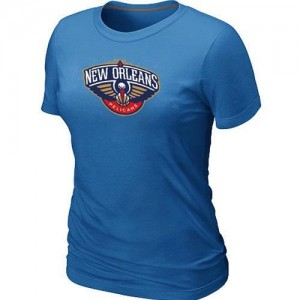 New Orleans Pelicans Big & Tall Bleu clair Tee-Shirt d'équipe de NBA boutique en ligne - pour Femme