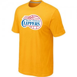 Tee-Shirt NBA Jaune Los Angeles Clippers Big & Tall Homme