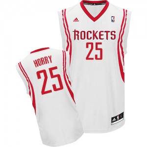 Houston Rockets Robert Horry #25 Home Swingman Maillot d'équipe de NBA - Blanc pour Homme